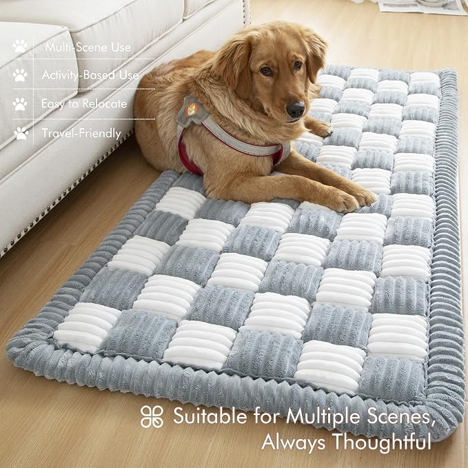 Couch Cover for Sofa, Sectional Couch Cover for Dogs, Sofa Cover Washable, Cushion Cover Blanket Pad Bed Mat for Pets, Fleece Furniture Protector, Grey, 27.6x70.9in - Image 8