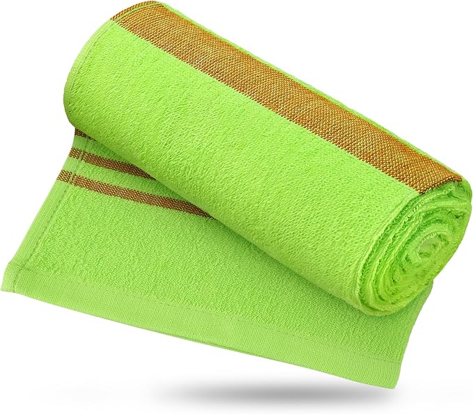 Zumi MINI 100% Cotton Camping Travel Towel - Small, Ultralight, Fast Drying, Highly Absorbent, Soft and Gentle on the Skin, Safe for the Planet (28" x 13" Green) - Image 7