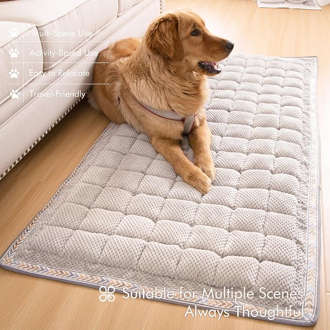 Couch Cover for Sofa, Sectional Couch Cover for Dogs, Sofa Cover Washable, Cushion Cover Blanket Pad Bed Mat for Pets, Chenille Furniture Protector, Grey, 27.6x59in - Image 8