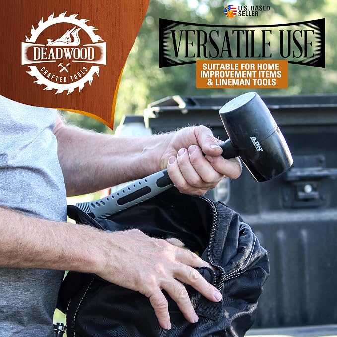 Deadwood Crafted Tools Tool Bag - 150 Pound Capacity Canvas Bucket Lineman Bag - Bucket Truck Accessories Aerial Grunt Bag Utility Sack for Welders, Ironworkers, and Lineman - Image 6