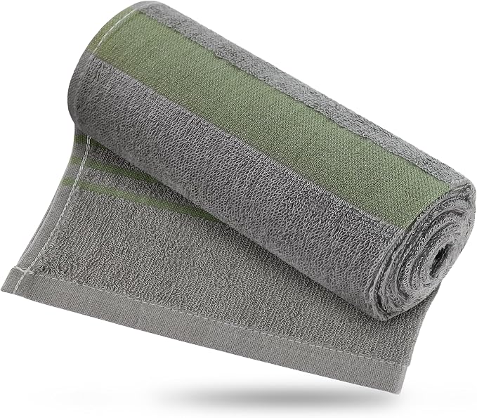 Zumi MINI 100% Cotton Camping Travel Towel - Small, Ultralight, Fast Drying, Highly Absorbent, Soft and Gentle on the Skin, Safe for the Planet (28"x13" Gray) - Image 7