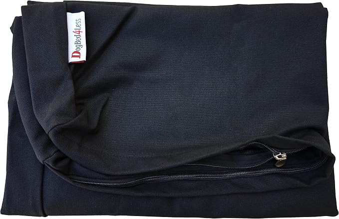 Dogbed4less Large Memory Foam Dog Bed Pillow with Orthopedic Comfort, Waterproof Liner and Durable Pet Bed Canvas Cover 41X27 Inches, Black - Image 7