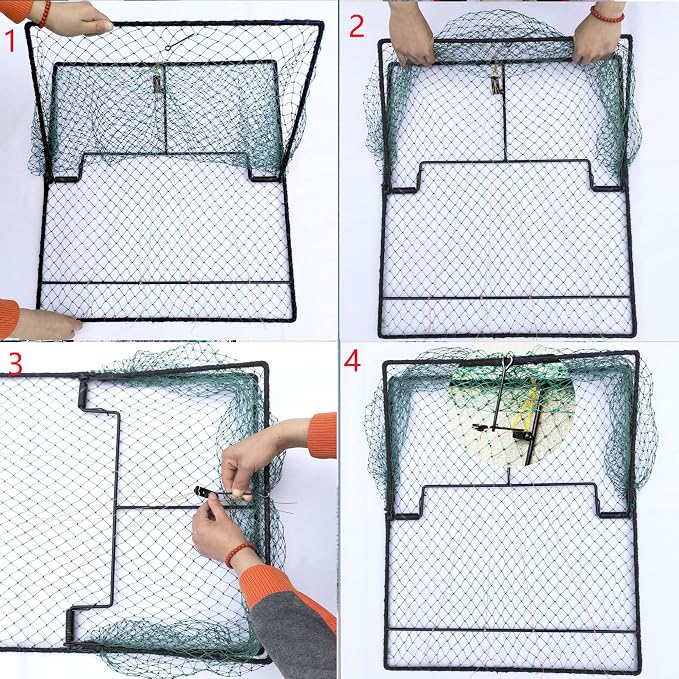 Bird Trap Pigeon Quail Live Animal Control Spring Starling Chicken Snares for Trapping - Image 6