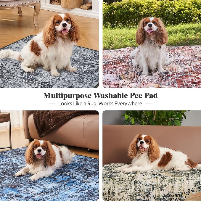 Qeils Washable Pee Pads for Dogs, Reusable Puppy Pads 36"x 41" 2 Pack | Leak-Proof, Super Absorbent Potty Training Pads With Non-Slip Backing For Crates, Floor, Playpen, Whelping & Furniture - Image 7