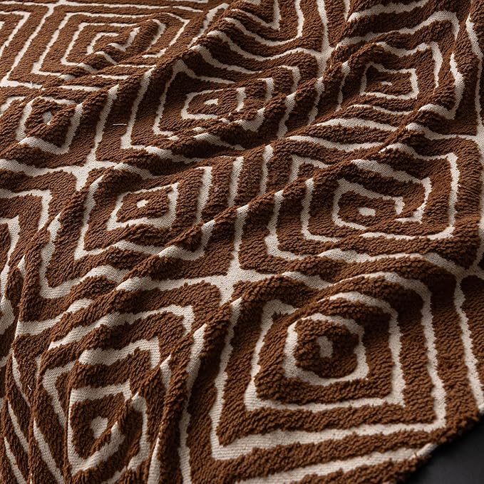 ROOMLIFE Couch Cover 3 Cushion Sofa, Washable Non Slip Furniture Sofa Protector Cover, Soft Chenille Sofa Slipcovers Sectional L Shape Dogs Couch Cover Throw Blanket with Tassels 71''X150'' - Image 9