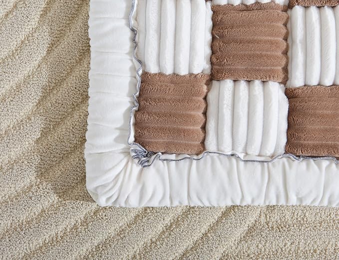Couch Cushion Cover for dogs Sofa Cover Washable Pet Love Seat Couch Covers for Sofa Slipcovers Couch Protector Blanket for Dog Sofa Cushion Covers for Pet Washable Pad Dark Brown 70x70cm/27.6x27.6in - Image 8