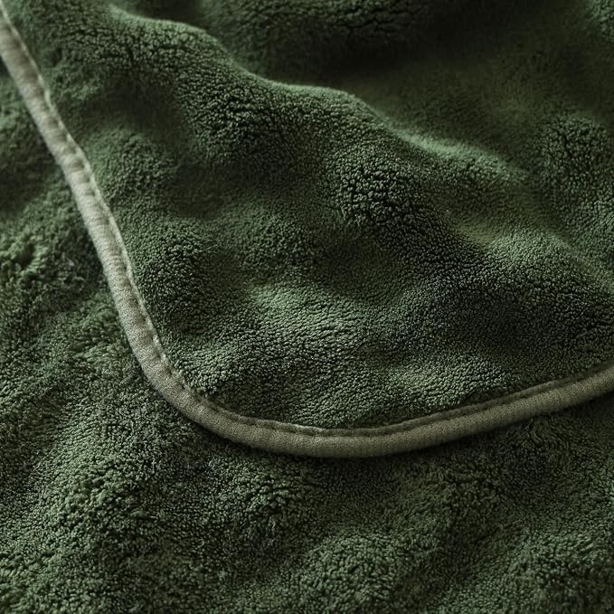 Bath Sheets Set 40x80 Inches Microfiber Extra Large BathTowels Super Soft Absorbent Quickly Dry Shower Towels for Bathroom (Olive Green,PK 6) - Image 6