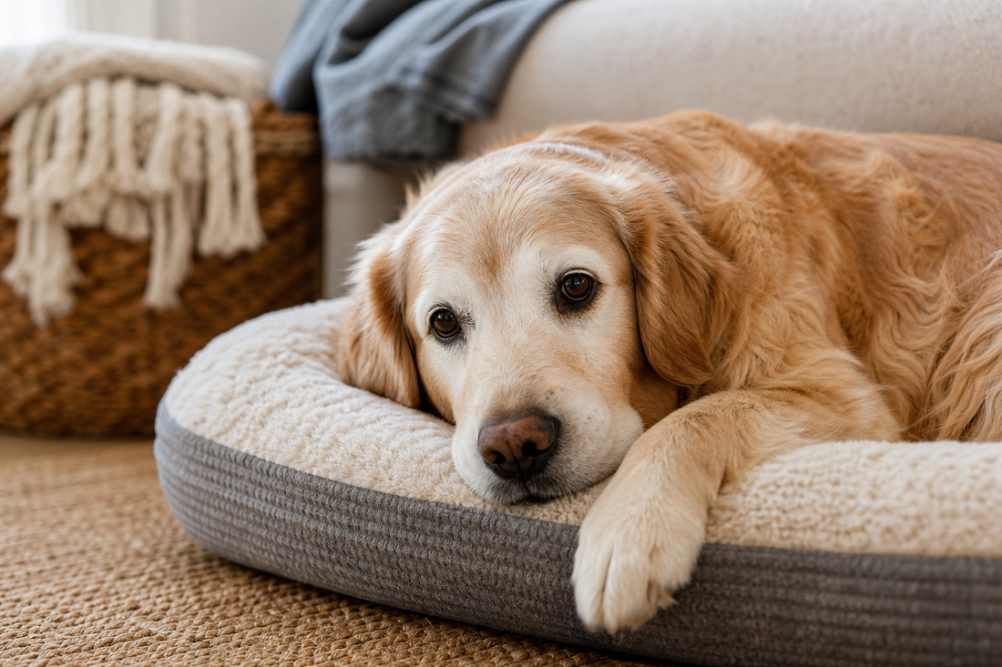 Unbranded close editorial detail featuring practical pet comfort