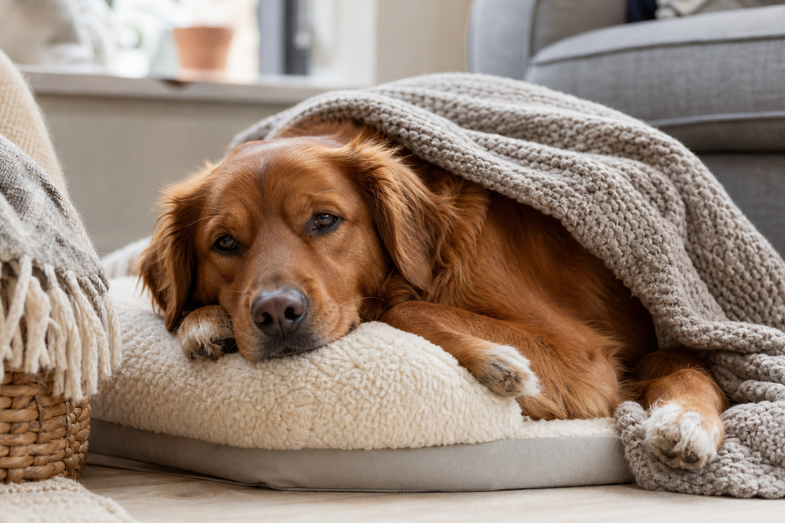 Unbranded close editorial detail featuring practical pet comfort
