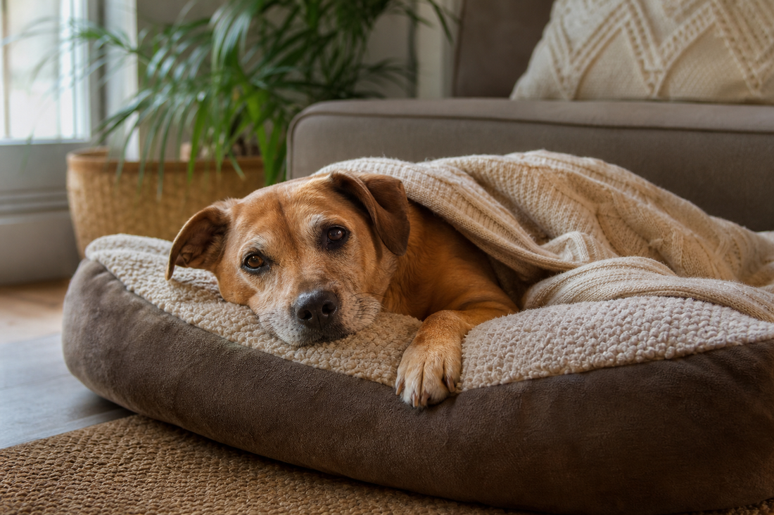 Unbranded close editorial detail featuring practical pet comfort