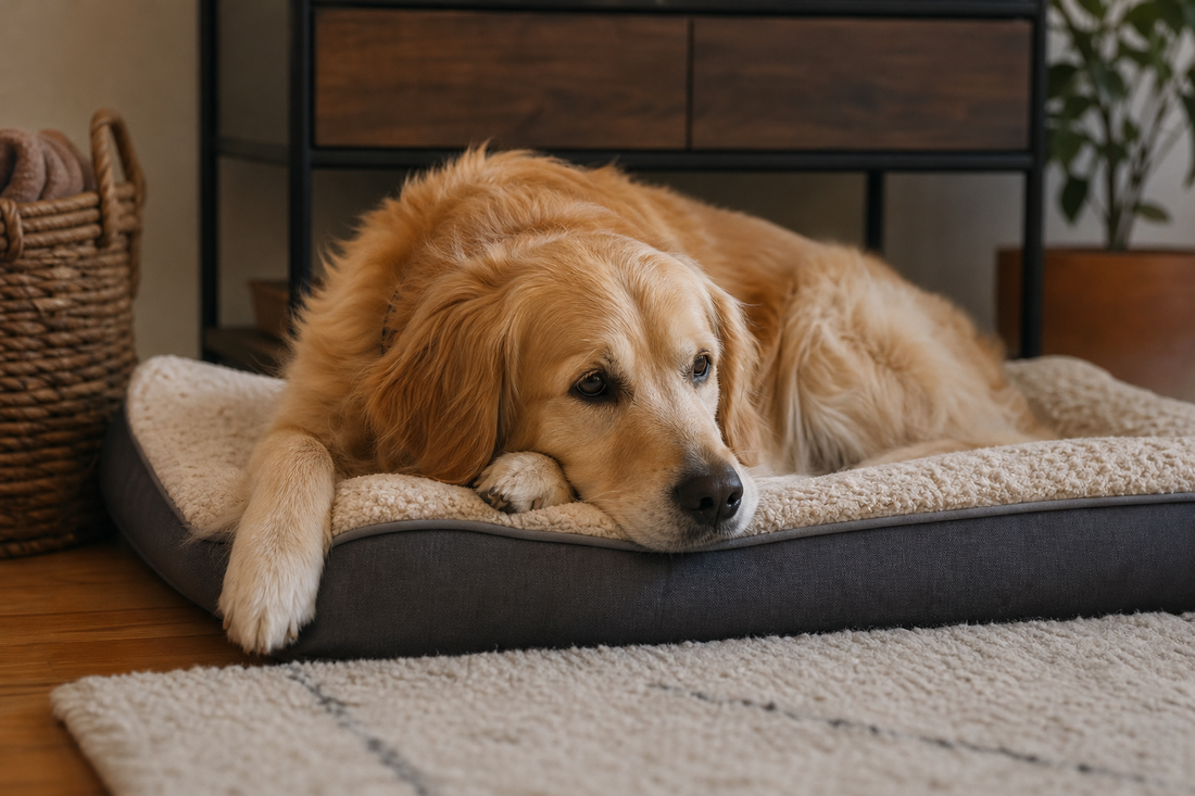 Unbranded close editorial detail featuring practical pet comfort