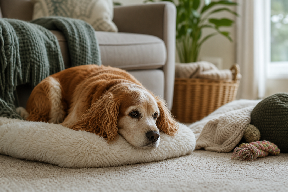 Unbranded close editorial detail featuring practical pet comfort