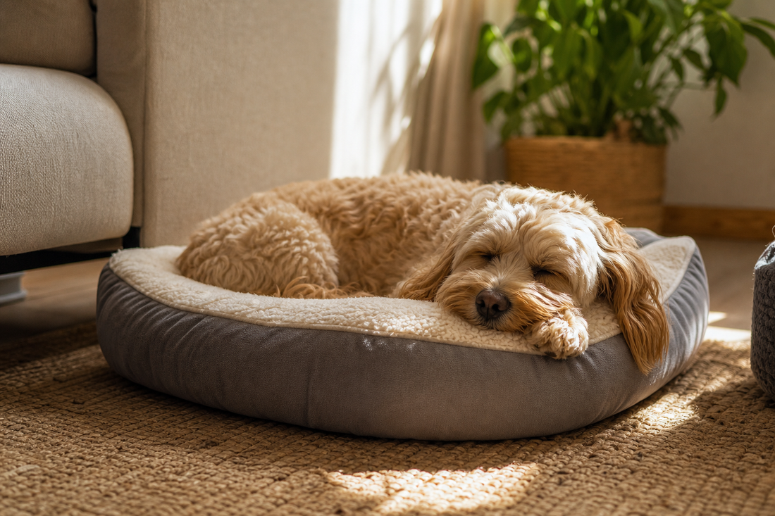 Unbranded close editorial detail featuring practical pet comfort
