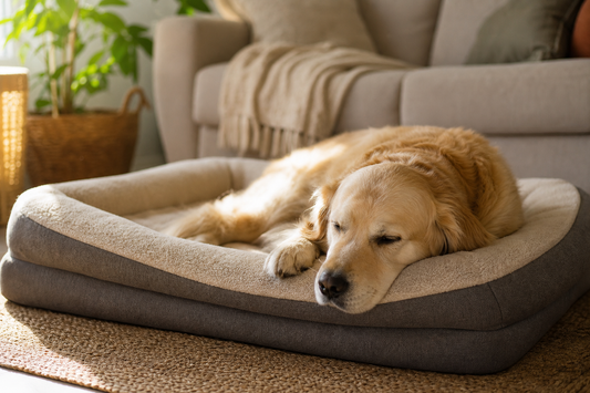 Unbranded close editorial detail featuring practical pet comfort
