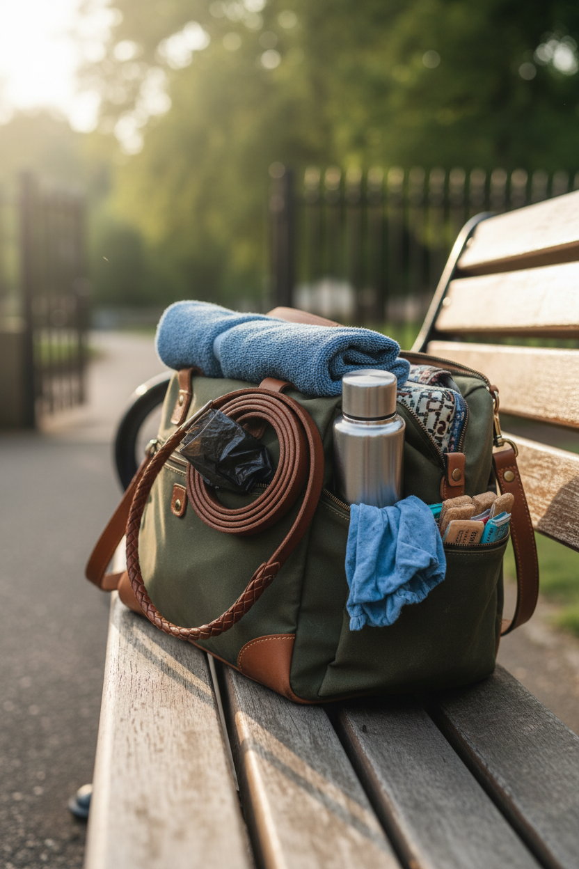 How to Prepare a Pet Outing Bag Without Carrying Half the House