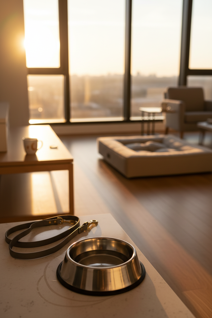 Sunrise on the Hudson—The Chronological Flow of a Sophisticated Dog Morning