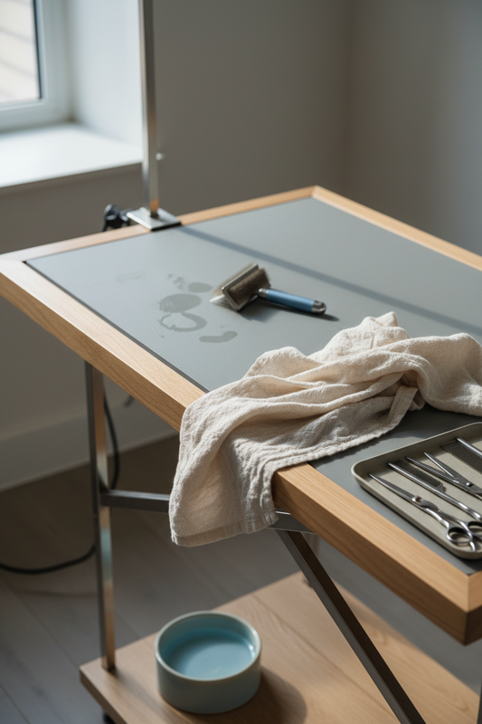 The Rhythm of the Grooming Table and the Mid-Morning Pause