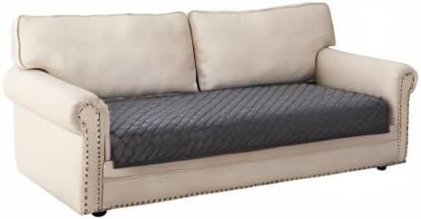 Eismodra Couch Cover,Sectional Couch Covers,Sofa Covers for 3 Cushion Couch,Anti-Slip Sofa Slipcovers for Dogs Cats Kids Loveseat Recliner L Shaped Armrest Backrest,Dark Gray 43''x94''(Only 1 Piece) - Image 8