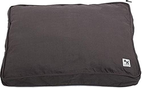 Molly Mutt Sheepy Wool-Filled Crate Pad, GOTS-Certified 100% Organic Cotton Canvas Cover with Soft 100% Natural Wool Insert, Ideal for Dog Bed or Kennel, I'm a Realist, 24" x 18" x 2.5" by MollyMutt