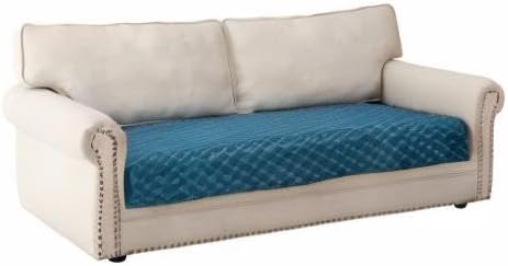 Eismodra Couch Cover,Sectional Couch Covers,Sofa Covers for 3 Cushion Couch,Anti-Slip Sofa Slipcovers for Dogs Cats Kids Loveseat Recliner L Shaped Armrest Backrest,Blue 43''x70''(Only 1 Piece) - Image 8
