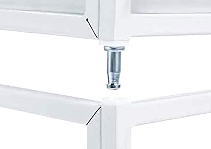 Single/Double/Triple Stackable Center Divided Breeder Breeding Bird Flight Double Rolling Cage for Aviaries Canaries Cockatiels Lovebirds Finches Budgies Small Parrots (White, Triple) - Image 9