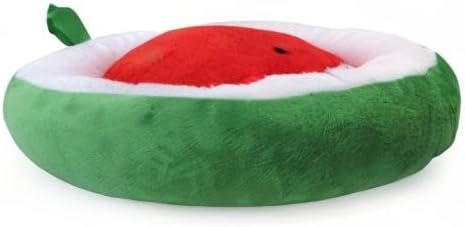 TONBO Soft Plush Small Cute and Cozy Watermelon Dog Cat Bed, Washer and Dryer Friendly (Watermelon) - Image 8