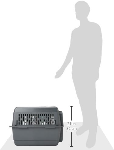 Petmate ASPEN PET Medium Breeds Cat, Chicken, Dog Kennel, Various Sizes, Transport, Dark Gray/Black, Made in USA