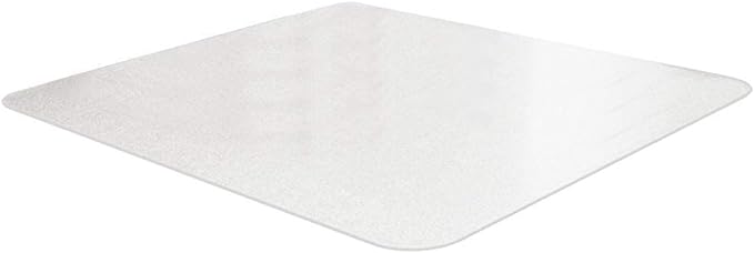 Under Pet Cage Mat for Bird Cages, Reptile Aquariums, Dog Kennels, Water-Resistant Pad for Hard Floors and Surfaces, 46 Inches x 60 Inches, Clear by HugsTails