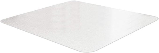 Under Pet Cage Mat for Bird Cages, Reptile Aquariums, Dog Kennels, Water-Resistant Pad for Hard Floors and Surfaces, 46 Inches x 60 Inches, Clear by HugsTails