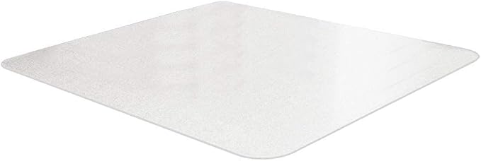 Under Pet Cage Mat for Bird Cages, Reptile Aquariums, Dog Kennels, Water-Resistant Pad for Hard Floors and Surfaces, 48 Inches x 48 Inches, Clear by HugsTails