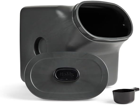 Reddy by Petco Black Airtight Food Storage Container for Dogs Large 50 lbs. - Image 4