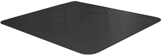 Under Pet Cage Mat for Bird Cages, Reptile Aquariums, Dog Kennels, Water-Resistant Pad for Hard Floors and Surfaces, 46 Inches x 60 Inches, Black by HugsTails
