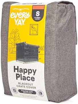 EveryYay by Petco Happy Place Grey Blackout Dog Crate Cover 24.25" L X 17.75" W X 18.25" H - Image 5