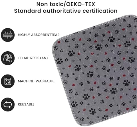 Washable Pee Pads for Dogs,2 Pack Extra Large 48"x48" Super Absorbent Reusable Puppy Pads,Non-Slip 100% Waterproof Dog Pee Pads,Pet Training Pads for Couch, Crate,Potty Training,Floor - Image 2