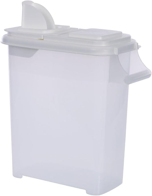 Buddeez 32 Quart Pet Food Dispenser with Lid - Airtight Storage for Dog Food, Cat Food, and Bird Seed - Easy Pour Spout for Mess Free Serving by Buddeez
