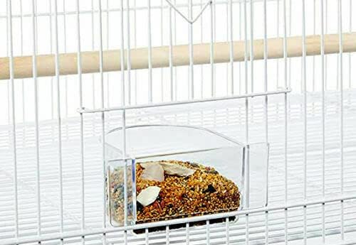 Lot of 6 Breeding Bird Carrier Cage for Parakeet Canary Finch Loverbird (White) - Image 4