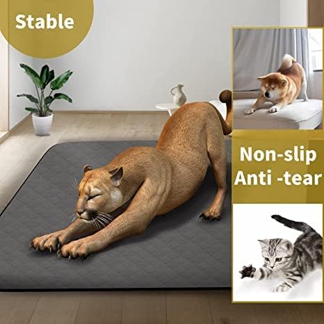 Washable Reusable Dog Pee Pads, 34"x52" Absorbent & Waterproof Puppy Training Pad for Crate, Playpen & Carpet, Large Potty Pads for Dogs, Cats & Small Pets - Image 4