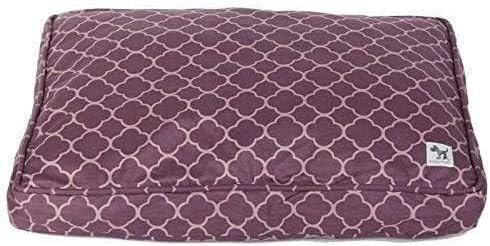 Molly Mutt Sheepy Wool-Filled Crate Pad, GOTS-Certified 100% Organic Cotton Canvas Cover with Soft 100% Natural Wool Insert, Ideal for Dog Bed or Kennel, Royals, 54" x 37" x 2.5" by MollyMutt