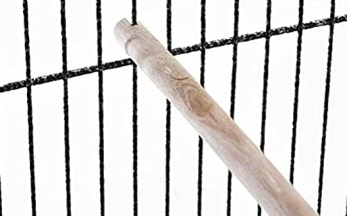 64" Extra Large Tight 1/2-Inch Bar Spacing Wrought Iron Flight Canary Parakeet Cockatiel Lovebird Finch Home Cage Side Nesting Box Doors with Removable Rolling Stand - Image 9