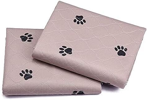 Washable Dog Pee Pads with Puppy Grooming Gloves,Puppy Pads,Reusable Pet Training Pads,Large Dog Pee Pad,Waterproof Pet Pads for Dog Bed Mat,Super Absorbing Whelping Pads - Image 5