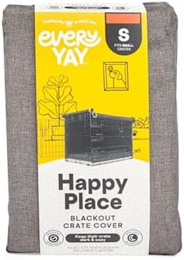 EveryYay by Petco Happy Place Grey Blackout Dog Crate Cover 24.25" L X 17.75" W X 18.25" H - Image 2