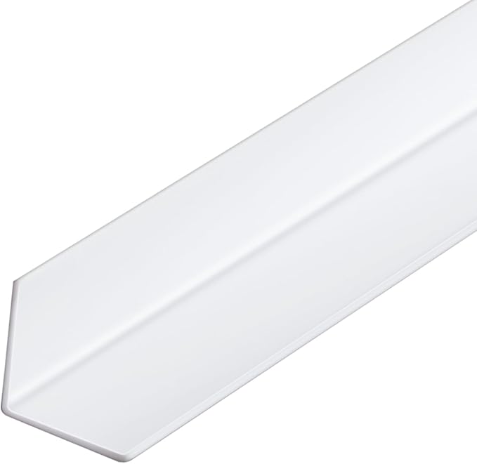 Sasylvia 1 Pcs Wall Corner Protector Guards, Avoid Scratching Scuffs, Vinyl Corner Trim Molding, Ease Install & Cleaning for Door Countertop Furniture Cabinet Protection (1-1/8 x 36 Inches,White) by Sasylvia
