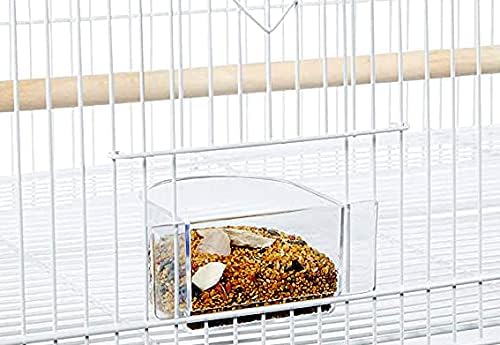 64" Extra Large Wrought Iron Side Nesting Box Doors for Flight Breeding Canary Parakeet Cockatiel Lovebird Finch Bird Flight Home Cage Easy to Clean Pull Out Tray with Removable Rolling Stand - Image 9