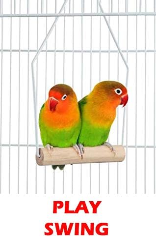 37-inch Portable Hanging Medium Flight Bird Cage for Cockatiel Sun Quaker Parakeet Green Cheek Conure Parrotlet Finch Canary Budgie Lovebird Small Parrot Travel Bird Cage - Image 8