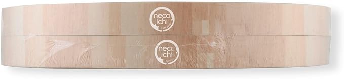 Necoichi Cat Scratcher Bowl Replacement for Indoor Cats - Cat Scratching Lounger with Reversible Usability and Extra Comfort for Lounge, Cardboard Bed Couch / (XL, Oak) - Image 2