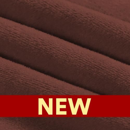 PrinceDeco Velvet Couch Covers for Sofa Soft 4 Pieces Couch Covers for 3 Cushion Couch Sofa Pet Friendly Furniture Protector with Non Slip Elastic Bottom Width Up to 97 Inch (Large Sofas, Burnt Brick) - Image 3