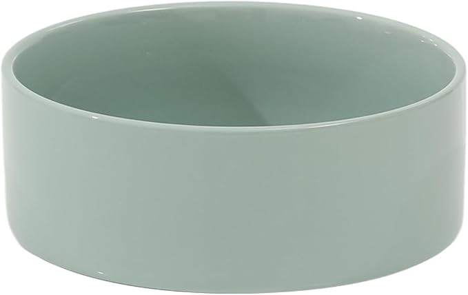 Havniva Ceramic Dog Bowls, Dog Food and Water Bowl Set, Dog Water Bowl | 7.3” Ceramic Dog Food Bowls with Non-Slip Rubber Base, Large Capacity, Dog Feeding Bowls for Medium Dogs by Havniva