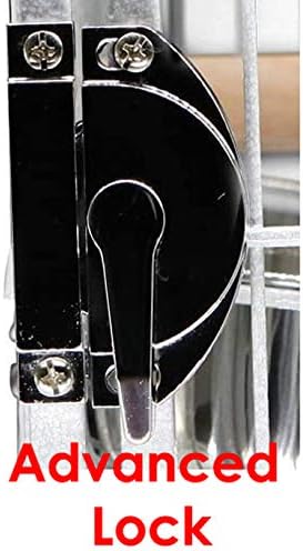 64" Extra Large Wrought Iron Metal Tight 1/2-Inch Bar Spacing Bird Flight Breeder Cage with Side Breeding Nesting Box Doors Easy Clean Pull Out Tray with Removable Rolling Stand - Image 8