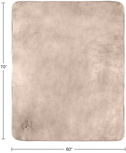 Waterproof Blanket for Pets - Reversible Throw Protects Couch, Car, and Bed from Spills, Stains, or Fur - Plush Blanket by Petmaker (Tan) - Image 3
