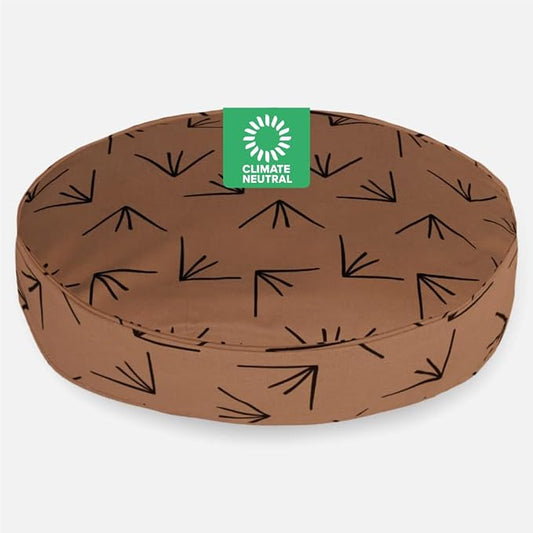 Molly Mutt Heat Waves Dog Bed Duvet Cover, 100% Cotton Canvas Cover for Dog, Puppy, or Cat Bed, Durable, Washable, and Free of Harmful Chemicals, Round, 36"x5" by MollyMutt